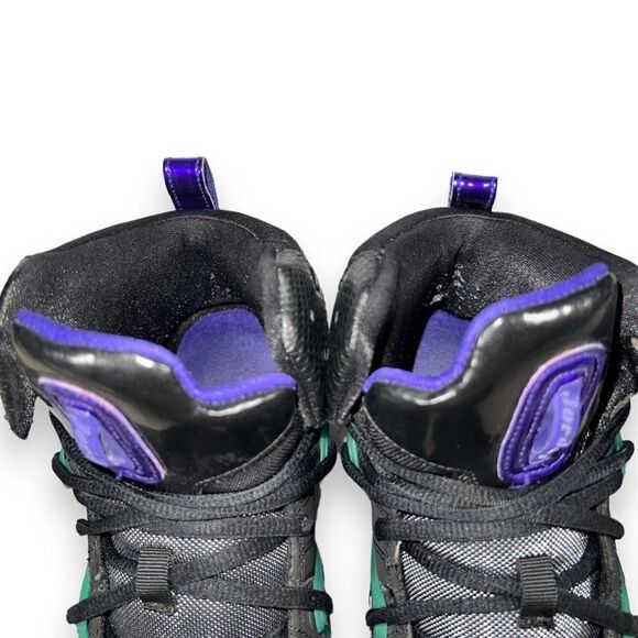 Air Jordan Flight TR 97 Black/Grape Purple/Aqua 428827-008 Youth 7 Women's 8.5 - Picture 11 of 11